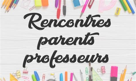 Réunion parents-professeurs le 25/01/2024